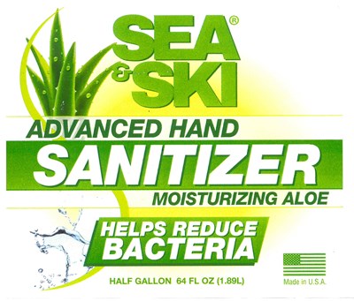 Sea&amp;ski Advanced Hand Sanitizer (Front Label)